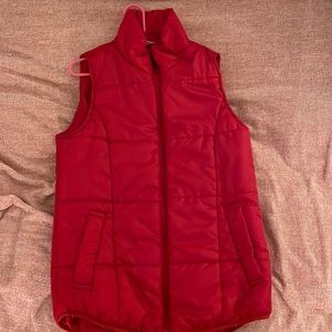 Red Puffer Vest